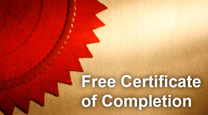 Free Completion Certificate 